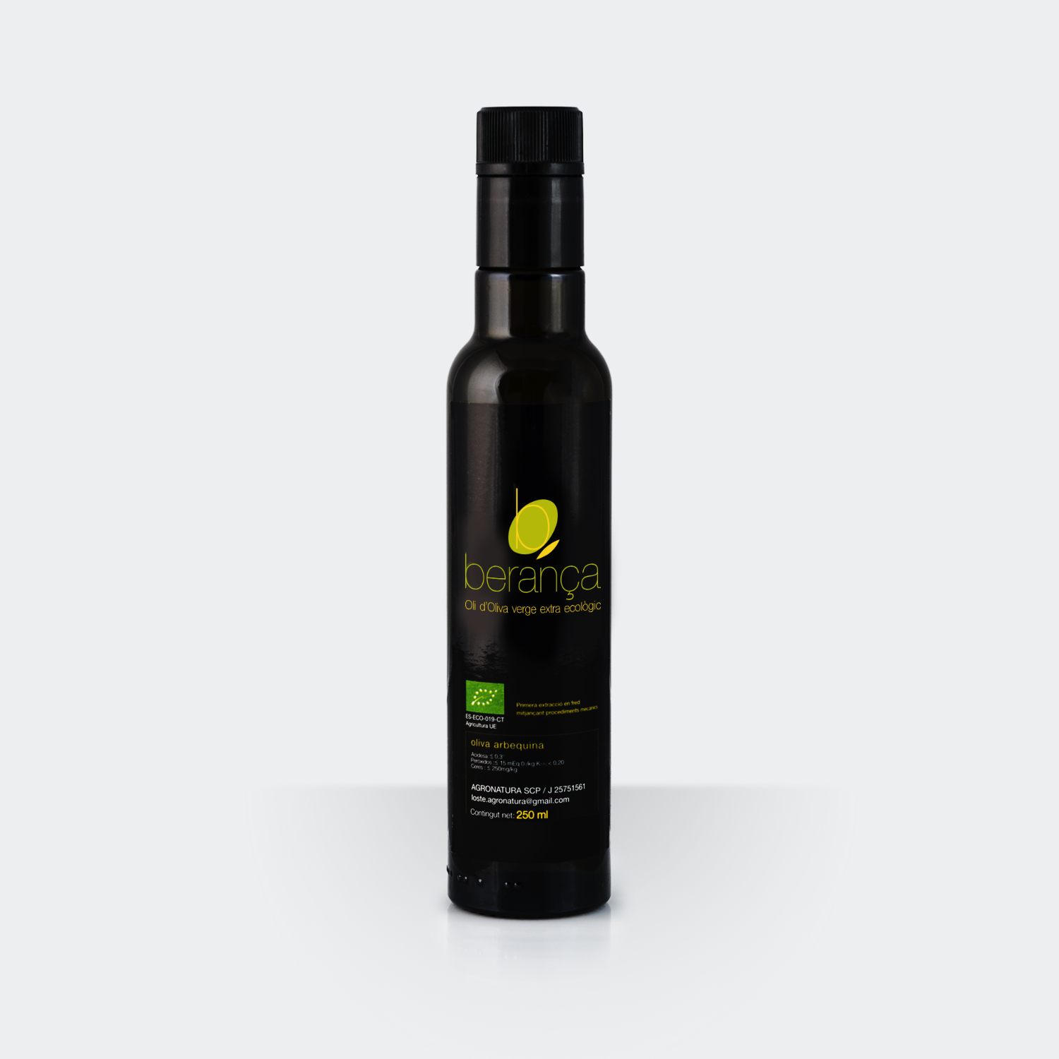 Bouteille d’huile d’olive bio